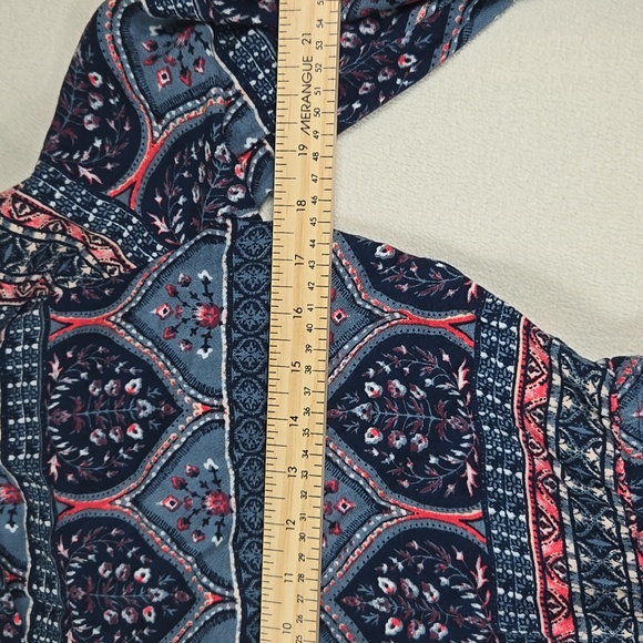 Roxy Blue and Pink East Indian BOHO Dress - Picture 7 of 8